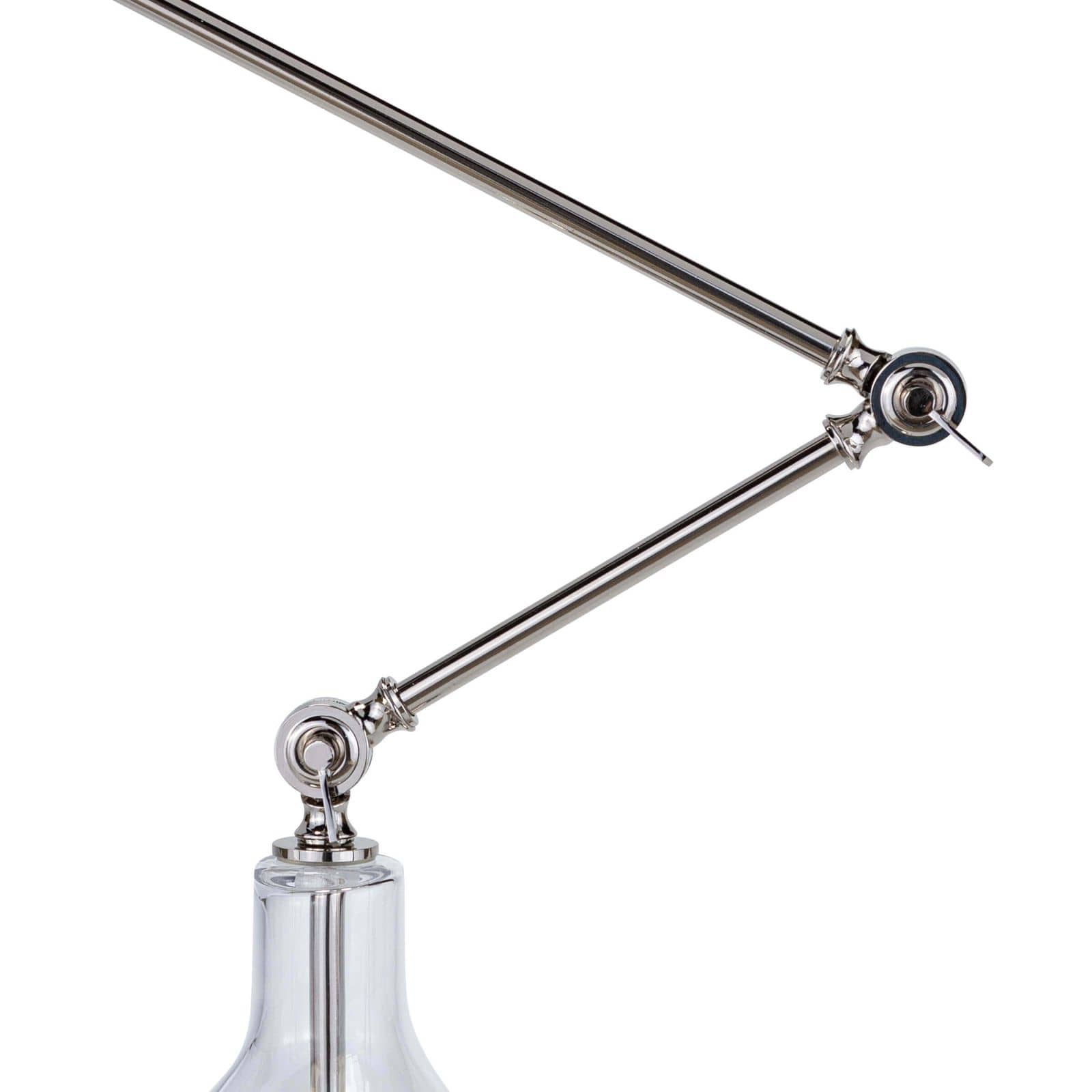 Ibis Nickel & White Task Lamp | Regina Andrew Detroit